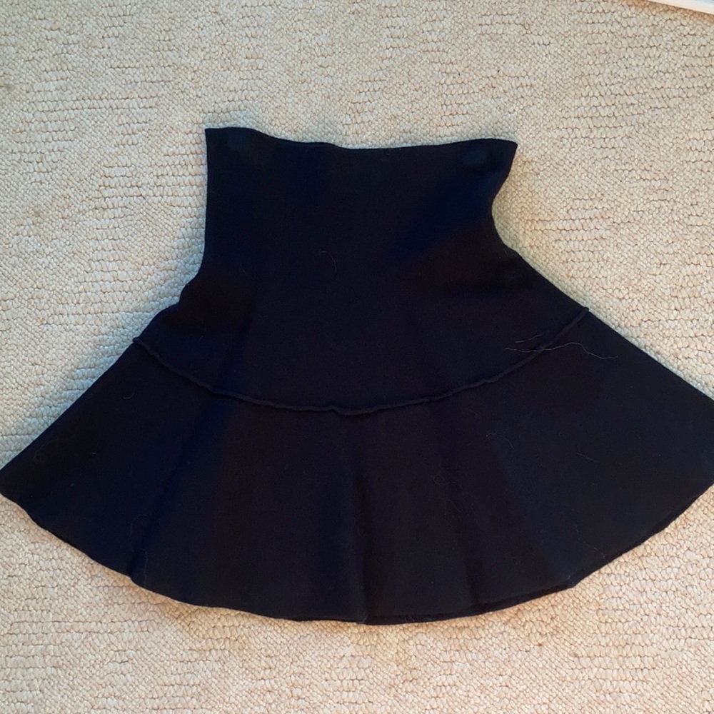 Black racer skirt
